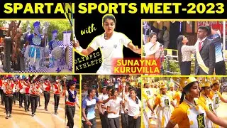 Grand Annual Sports Meet  2023 of Spartan School | Chief guest Sunayna Kuruvilla #school #sportsday