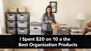 I Spent $20 on 10 Game-Changing Organization Products You NEED! #organizationhacks