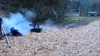 Tactix-30 EOD / Bomb Disposal Robot firing Pigstick on the Range