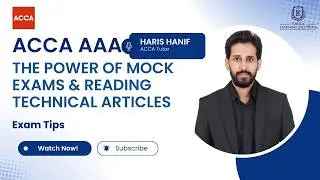 Советы по подготовке к экзамену ACCA AAA: сила пробных экзаменов и чтения технических статей