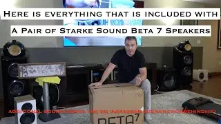 Распаковка полочных колонок Starke Sound Beta7 #speakers #starkesound