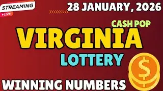 Virginia Cash Pop Lottery Results For - 28 Jan, 2026 - Coffee Break, Lunch Break - Cash 5- Powerball