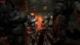 Bruiser vs Baron of Hell - DOOM 3 Phobos Monster Infighting - Full HD NPC Battles