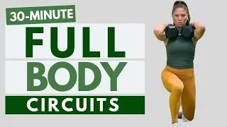 🔥 FULL BODY Strength &bull; Circuits of Three &bull; Dumbbell Workout
