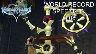 KH BBS FM [LV 99 Critical Mode Terra] Wheel Master [WR] Speedrun 0:08 [WORLD RECORD]