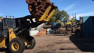 John Deere 624K-Z Bar with Accurate Fabricating Peeler Forks