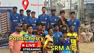 SRM A.P 🆚️ PONDICHERRY | #kamalvideos | Ponnur Volleyball Tournament 