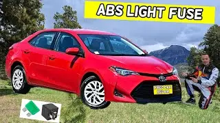 Расположение предохранителя лампы ABS TOYOTA COROLLA 2013 2014 2015 2016 2017 2018 2019