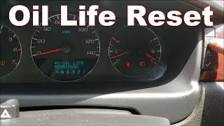 Oil Life Reset Chevy Impala 2006-2013