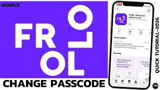 Frollo App Tutorial 2026: Change Passcode Step by Step