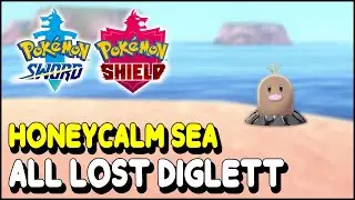 Pokemon Sword & Shield All Diglett Locations in Honeycalm Sea (The Isle of Armor DLC)