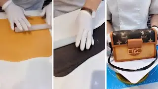 A giant Louis Vuitton bag shape cream cake - #shorts