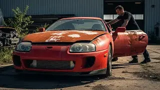 ASMR Car Restoration | 1993 Toyota supra mk4 (Custom) Full Restoration From Rust to Showroom Classic