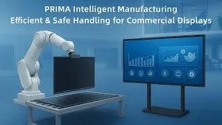 Smart Display Production | PRIMA's Intelligent Automation System in Action