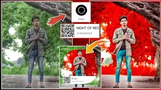 polarr red tone photo editing||Polarr qrcode preset||Qr code se photo editing||Polarr RED editing