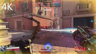 D.VA / Roadhog insane competitive gameplay 4K - overwatch 2