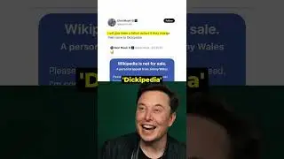 ELON MUSK $1 BILLION OFFER TO WIKIPEDIA!! #elonmusk #business