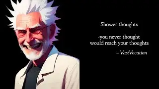 Shower thoughts-you thought would never reach your thoughts-3D Print