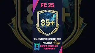 FASTEST & CHEAPEST Way to Complete 85+ x5 Combo Upgrade SBC in FC 25! 💸⚡ (Easy Method!)