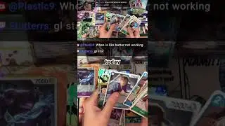 OP-14 Luck! 15 packs magic.Stacy at  @LiKeBuTTeR with the hot hands! #OnePiece #Manga #OnePieceManga