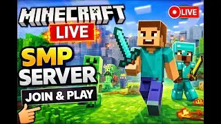 Minecraft Live | Public SMP Server 😎 Join Now #minecraft  #livestream #horizontallive #smp #java