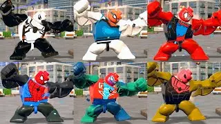 All Transformations Symbiote MOD Character in LEGO Marvel Super Heroes 2