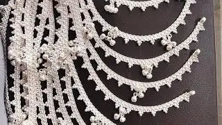 Daily Wear Payal Design || lightweight payal design || simple payal design || chandi payal design
