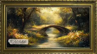 Tranquil Spring Meadow Frame TV Art |  TV Video Art | Art Screensaver | No Music | 2-Hours