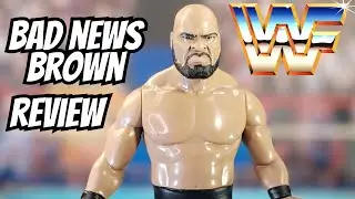 WWE Legend Bad News Brown Retro Figure Review - Heels And Faces Bad News Brown