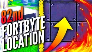 FORTNITE FORTBYTE #82 LOCATION - Fortbyte Solving The Pressure Plate Puzzle NW of The Block FORTBYTE