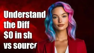 Understanding the Difference in `$0` Between `sh myscript` and `source myscript`