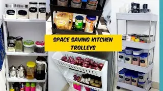 How To Organize Your Kitchen Trolley Effectively 🏡 Four Best Affordable Trolleys 💫