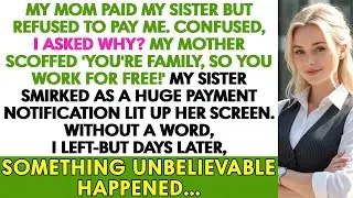My Mom Compensated My Sister But Refused to Pay Me, 'Family Works For Free!