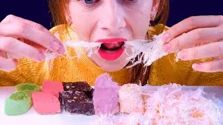 ASMR pişmaniye COTTON CANDY SOFT EATING SOUNDS 터키 구름과자, 꿀타래 먹방 NO TALKING MUKBANG LiLiBu