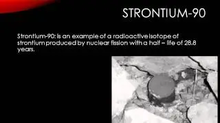 Radioisotope - Strontium-90