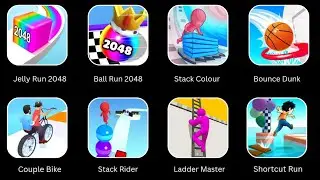 Ball Run 2048, Ladder Master, Shortcut Run, Bounce Dunk, Stack Rider, Stack Colour, Jelly Run 2048..