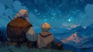 The Kingdom Beneath the Stars | Relaxing Medieval Night Music