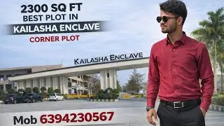 2300 sqft corner plot in kailasha enclave Sultanpur road lucknow/ lucknow property/ near Shahid path