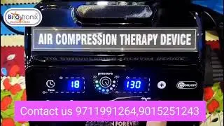 DVT 8 Chamber 6 Modes Pneumatic Air Compression Therapy Digital For Lymphedema