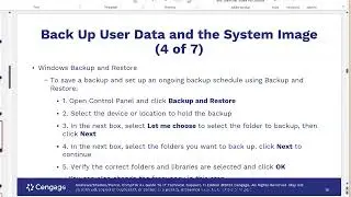 Cengage IT Technical Support Module 13 Maintaining Windows
