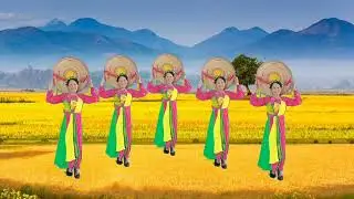 Múa nón ba tầm lời ca dâng bác quan họ Bắc Ninh