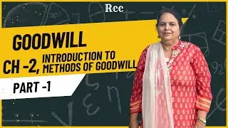Ch-2 Goodwill INTRODUCTION (Part 1)