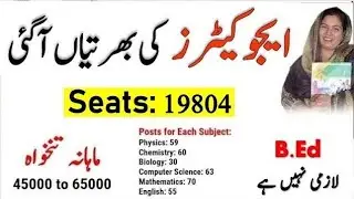 NTS Educators Jobs 2024 - Government NTS Teachers Jobs 2024 Announced