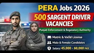 Sargant driver Jobs in Pera | Pera Force Job 2026 Apply Online | Latest Jobs in Punjab