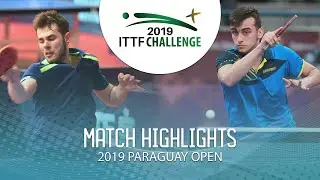 Florian Cnudde vs Martin Bentancor | 2019 ITTF Paraguay Open Highlights (U21-1/2)