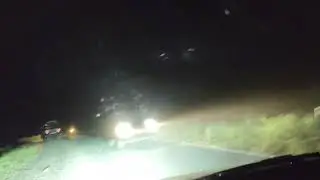Night Driving with Go Mechanic 220 watt led lights 