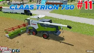 Harvesting wheat for flour in farming simulator 23 GAMEPLAY #11
