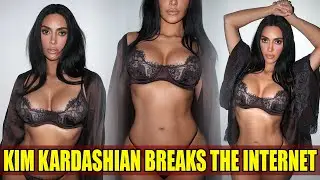 Kim Kardashian Breaks the Internet AGAIN With Racy SKIMS Lingerie Drop || Kim Kardashian