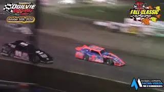 Ogilvie Raceway WISSOTA Modified A-Main (17th Annual Fall Classic) (10/10/20)