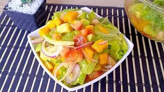 🤤 Ensalada de lechuga, mango y aguacate. &iexcl;La combinaci&oacute;n perfecta! 😋🥑